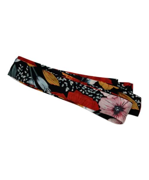 Sov.（ソブ）Sov. (ソブ) 花柄オリジナルマットサテンワンピース ブラック サイズ:Mの古着・服飾アイテム