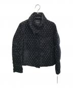 Diagramダイアグラム）の古着「ドットダウンジャケット」｜ブラック