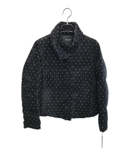 Diagram（ダイアグラム）Diagram (ダイアグラム) ドットダウンジャケット ブラック サイズ:38 未使用品の古着・服飾アイテム