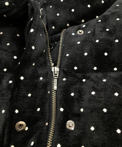 Diagram（ダイアグラム）Diagram (ダイアグラム) ドットダウンジャケット ブラック サイズ:38 未使用品の古着・服飾アイテム