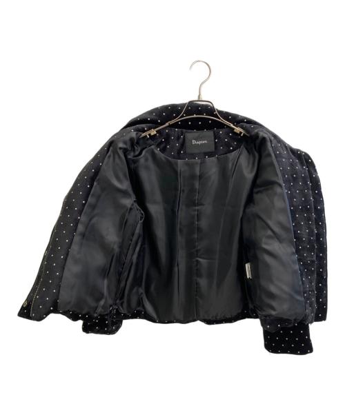 Diagram（ダイアグラム）Diagram (ダイアグラム) ドットダウンジャケット ブラック サイズ:38 未使用品の古着・服飾アイテム