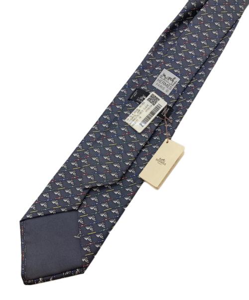 HERMES（エルメス）HERMES (エルメス) ネクタイ グレー サイズ:-の古着・服飾アイテム