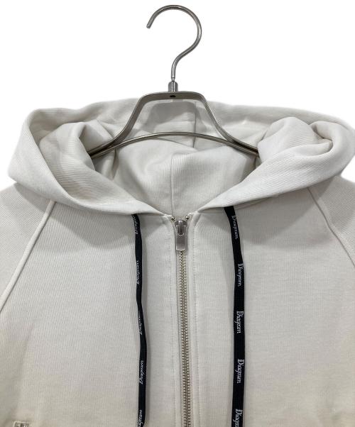 Diagram（ダイアグラム）Diagram (ダイアグラム) ボンディングパーカー アイボリー サイズ:36の古着・服飾アイテム