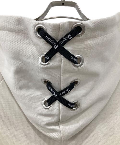 Diagram（ダイアグラム）Diagram (ダイアグラム) ボンディングパーカー アイボリー サイズ:36の古着・服飾アイテム