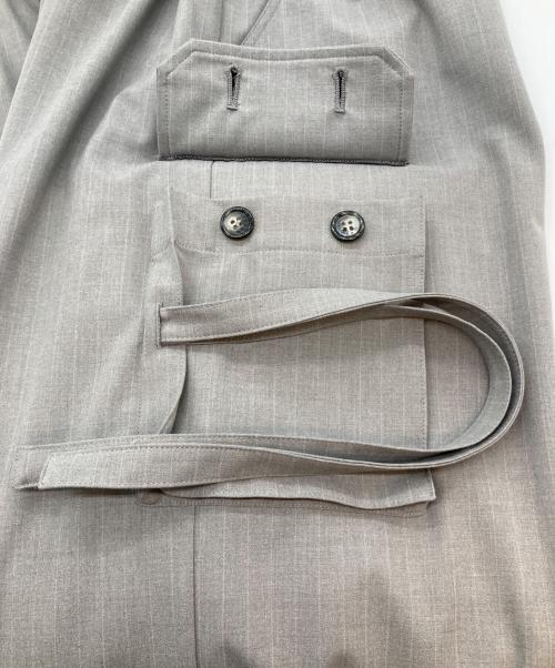 emary（エメリー）emary (エメリー) Stripe tourniquet drawers pants グレー サイズ:Ｆの古着・服飾アイテム