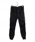 STONE ISLANDストーンアイランド）の古着「ストレッチ ガーメントダイ テーパードカーゴパンツ」｜ブラック