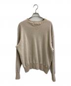 WAREHOUSEウエアハウス）の古着「Sweat Crew Neck」｜ベージュ