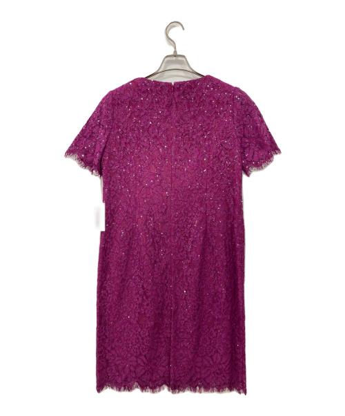 Diagram（ダイアグラム）Diagram (ダイアグラム) スパン刺繍レースミニワンピース パープル サイズ:SIZE Ｍ 未使用品の古着・服飾アイテム
