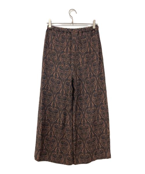 GRACE CONTINENTAL（（グレースコンチネンタル）GRACE CONTINENTAL (（グレースコンチネンタル) イージージャガードパンツ ブラウン サイズ:36 未使用品の古着・服飾アイテム