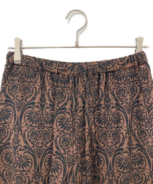 GRACE CONTINENTAL（（グレースコンチネンタル）GRACE CONTINENTAL (（グレースコンチネンタル) イージージャガードパンツ ブラウン サイズ:36 未使用品の古着・服飾アイテム