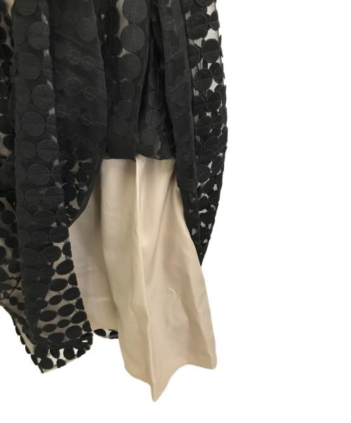 Diagram（ダイアグラム）Diagram (ダイアグラム) グラデドット刺繍ワンピース ブラック サイズ:38 未使用品の古着・服飾アイテム