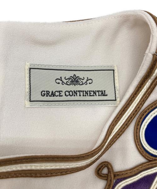 GRACE CONTINENTAL（（グレースコンチネンタル）GRACE CONTINENTAL (（グレースコンチネンタル) マルチモチーフコード刺繍ワンピース マルチカラー サイズ:38 未使用品の古着・服飾アイテム