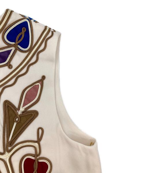 GRACE CONTINENTAL（（グレースコンチネンタル）GRACE CONTINENTAL (（グレースコンチネンタル) マルチモチーフコード刺繍ワンピース マルチカラー サイズ:38 未使用品の古着・服飾アイテム