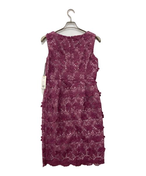 GRACE CONTINENTAL（（グレースコンチネンタル）GRACE CONTINENTAL (（グレースコンチネンタル) フラワーレースタイトワンピース パープル サイズ:38 未使用品の古着・服飾アイテム