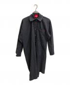 Vivienne Westwood RED LABELヴィヴィアンウエストウッドレッドレーベル）の古着「シャツワンピース」｜グレー×ネイビー