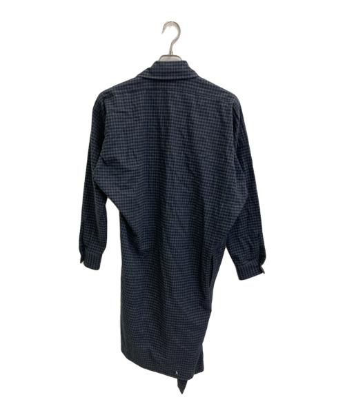Vivienne Westwood RED LABEL（ヴィヴィアンウエストウッドレッドレーベル）Vivienne Westwood RED LABEL (ヴィヴィアンウエストウッドレッドレーベル) シャツワンピース グレー×ネイビー サイズ:00の古着・服飾アイテム