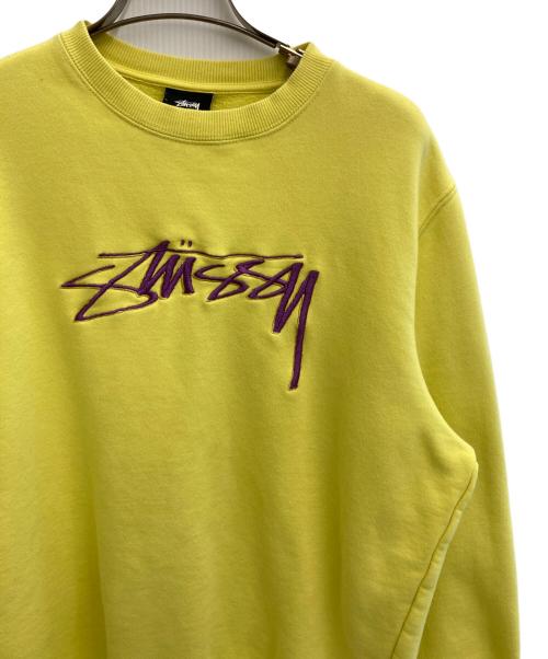 stussy（ステューシー）stussy (ステューシー) Smooth Stock Applique イエロー サイズ:Sの古着・服飾アイテム