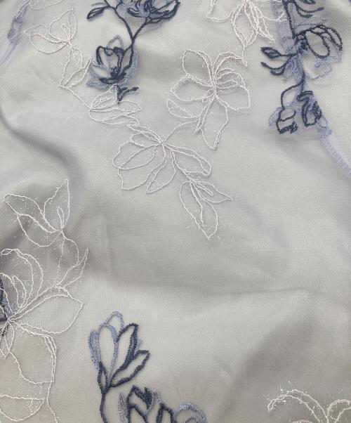 MERCURY DUO（マーキュリーデュオ）MERCURY DUO (マーキュリーデュオ) エンブロイダリーニットドッキングワンピース バイオレット サイズ:sの古着・服飾アイテム