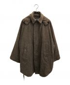 AUBERGEオーベルジュ）の古着「SHERLOCKオーバーサイズ フーデットコート」｜ブラウン