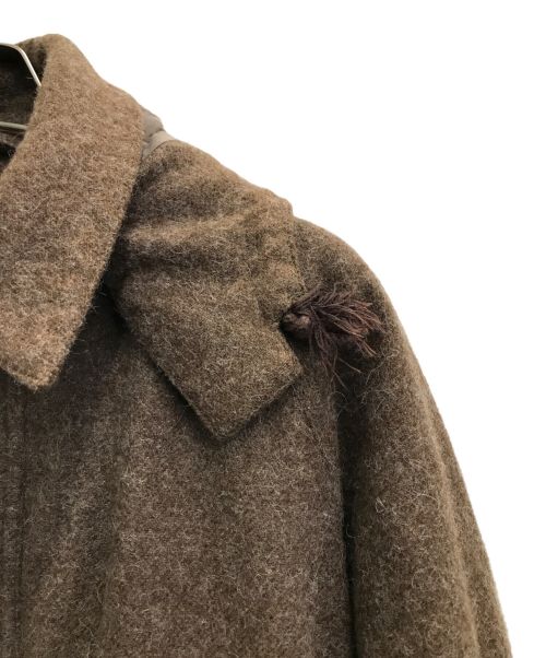 AUBERGE（オーベルジュ）AUBERGE (オーベルジュ) SHERLOCKオーバーサイズ フーデットコート ブラウン サイズ:40の古着・服飾アイテム