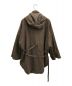 AUBERGE (オーベルジュ) SHERLOCKオーバーサイズ フーデットコート ブラウン サイズ:40：48000円