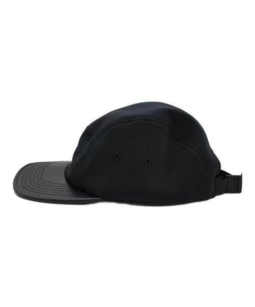 SUPREME（シュプリーム）SUPREME (シュプリーム) Neoprene Leather Camp Cap ブラックの古着・服飾アイテム