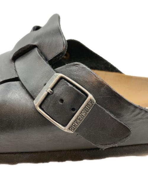 BIRKENSTOCK（ビルケンシュトック）BIRKENSTOCK (ビルケンシュトック) スムースレザーサンダル ブラック サイズ:26の古着・服飾アイテム