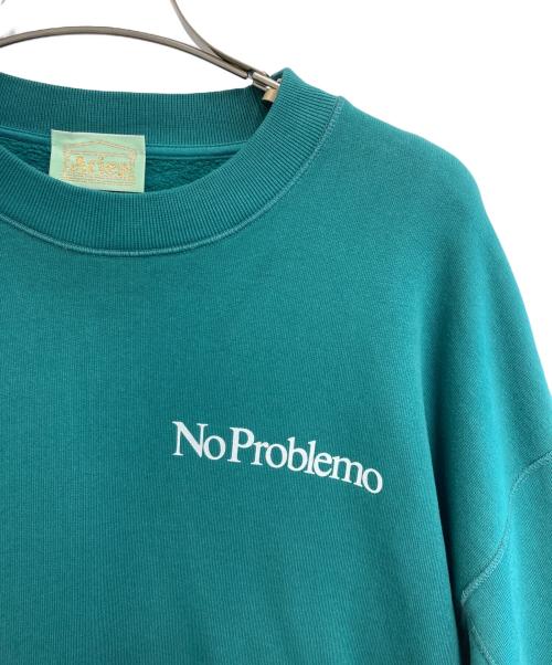 ARIES（アリーズ）ARIES (アリーズ) Mini Problemo Sweatshirt グリーン サイズ:Mの古着・服飾アイテム