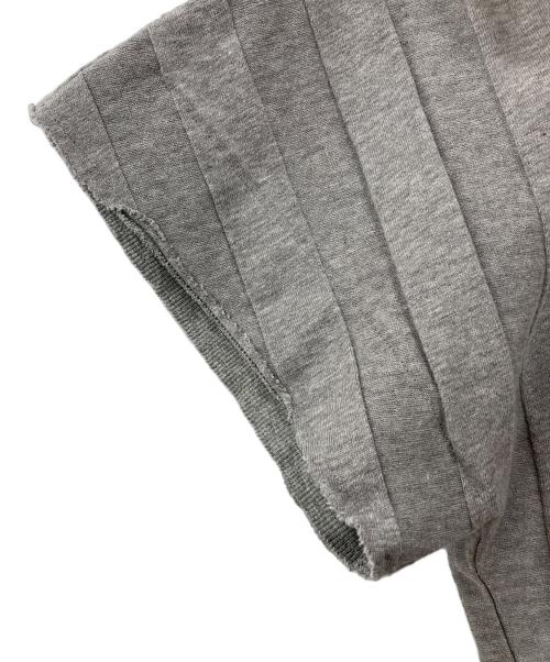 Vivienne Westwood man（ヴィヴィアン ウェストウッド マン）Vivienne Westwood man (ヴィヴィアン ウェストウッド マン) プリーツカットソー ライトグレー サイズ:Freeの古着・服飾アイテム