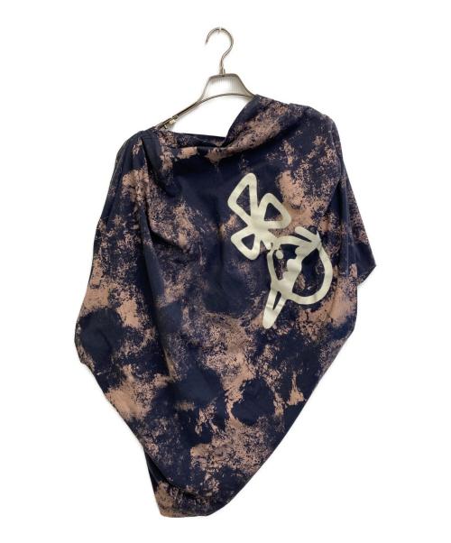 Vivienne Westwood man（ヴィヴィアン ウェストウッド マン）Vivienne Westwood man (ヴィヴィアン ウェストウッド マン) 変形カットソー パープル サイズ:SIZE Freeの古着・服飾アイテム