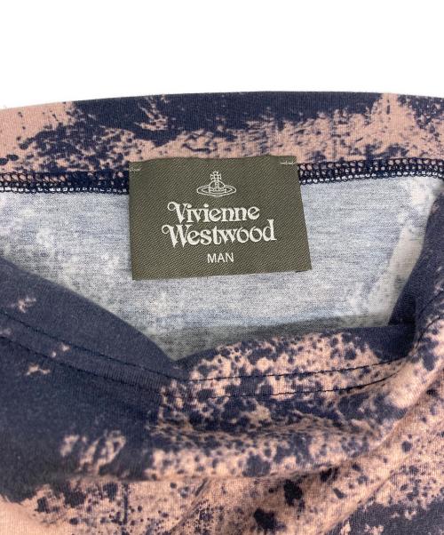Vivienne Westwood man（ヴィヴィアン ウェストウッド マン）Vivienne Westwood man (ヴィヴィアン ウェストウッド マン) 変形カットソー パープル サイズ:SIZE Freeの古着・服飾アイテム