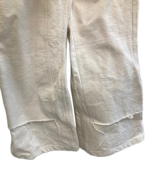 minus(-)（マイナス）minus(-) (マイナス) ワンショルダーオーバーオール アイボリー サイズ:2の古着・服飾アイテム