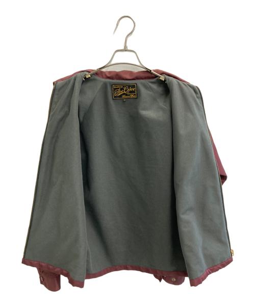 CALEE（キャリー）CALEE (キャリー) Real Dudes刺繍コーチジャケット ワインレッド サイズ:Lの古着・服飾アイテム