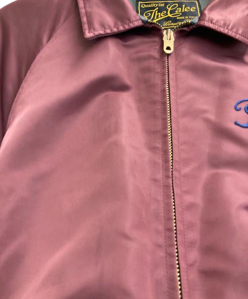 CALEE（キャリー）CALEE (キャリー) Real Dudes刺繍コーチジャケット ワインレッド サイズ:Lの古着・服飾アイテム