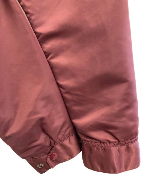 CALEE（キャリー）CALEE (キャリー) Real Dudes刺繍コーチジャケット ワインレッド サイズ:Lの古着・服飾アイテム