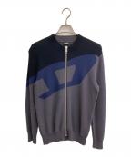 DIESELディーゼル）の古着「ジップアップサーマルジャケット」｜グレー