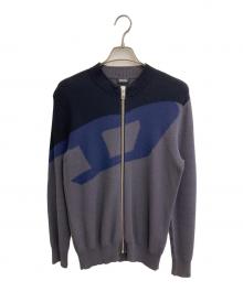 DIESEL（ディーゼル）の古着「ジップアップサーマルジャケット」｜グレー