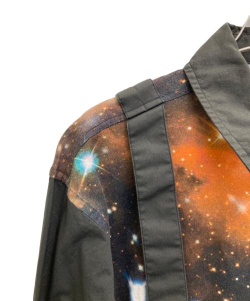 Vivienne Westwood man（ヴィヴィアン ウェストウッド マン）Vivienne Westwood man (ヴィヴィアン ウェストウッド マン) GALAXY SUSPENDER SHIRTS オレンジ×ブラック サイズ:44の古着・服飾アイテム