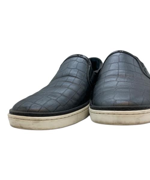 JIMMY CHOO（ジミーチュウ）JIMMY CHOO (ジミーチュウ) スリッポン ブラック サイズ:26cmの古着・服飾アイテム