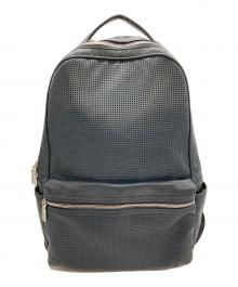 totem re vooo（トーテムリボー）の古着「パンチングレザーデイパック」｜ネイビー