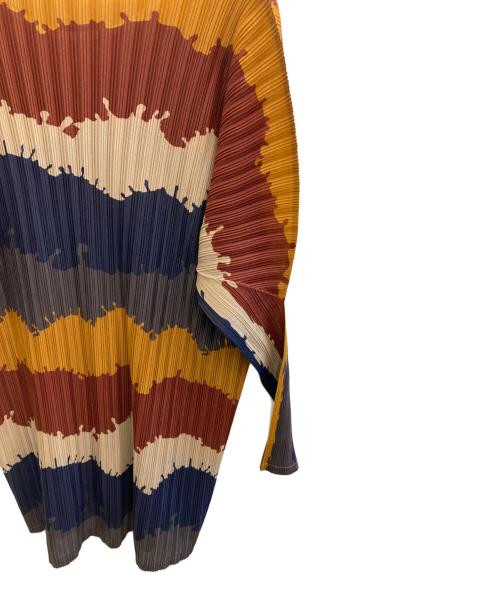 PLEATS PLEASE（プリーツプリーズ）PLEATS PLEASE (プリーツプリーズ) 長袖ワンピース マルチカラー サイズ:3の古着・服飾アイテム