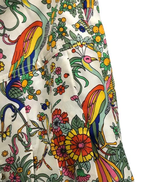 TORY BURCH（トリーバーチ）TORY BURCH (トリーバーチ) シルクプリーツスカート マルチカラー サイズ:6 未使用品の古着・服飾アイテム