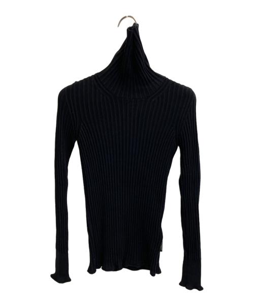 MONCLER（モンクレール）MONCLER (モンクレール) リブニット ブラック サイズ:Sの古着・服飾アイテム