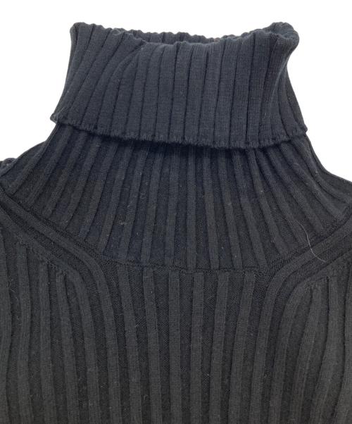 MONCLER（モンクレール）MONCLER (モンクレール) リブニット ブラック サイズ:Sの古着・服飾アイテム