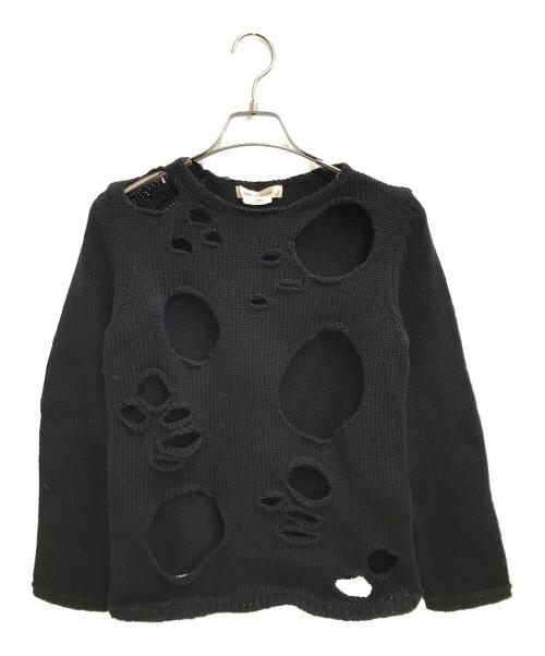 COMME des GARCONS（コムデギャルソン）COMME des GARCONS (コムデギャルソン) Cut Out Sweater ブラック サイズ:XSの古着・服飾アイテム