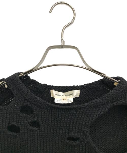 COMME des GARCONS（コムデギャルソン）COMME des GARCONS (コムデギャルソン) Cut Out Sweater ブラック サイズ:XSの古着・服飾アイテム