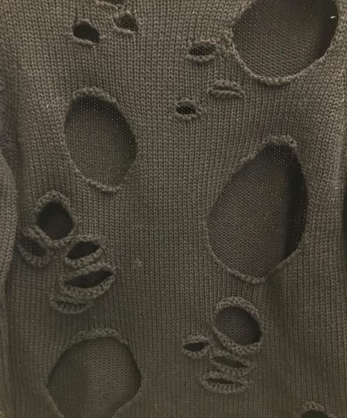 COMME des GARCONS（コムデギャルソン）COMME des GARCONS (コムデギャルソン) Cut Out Sweater ブラック サイズ:XSの古着・服飾アイテム