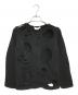 COMME des GARCONS（コムデギャルソン）の古着「Cut Out Sweater」｜ブラック
