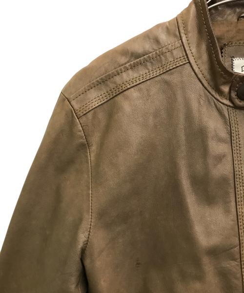 DIESEL（ディーゼル）DIESEL (ディーゼル) ゴートレザーブルゾン ベージュ サイズ:-の古着・服飾アイテム