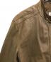 中古・古着 DIESEL (ディーゼル) ゴートレザーブルゾン ベージュ サイズ:-：10000円